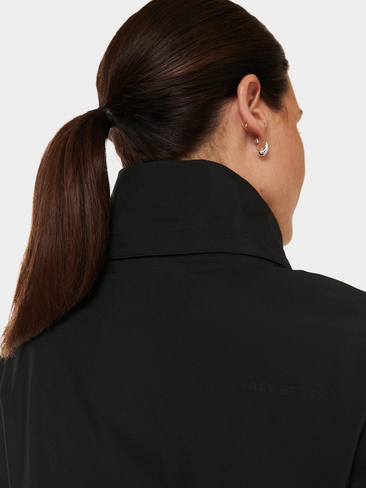 Sweaty Betty Black Guide Waterproof Parka - Image 6 of 9
