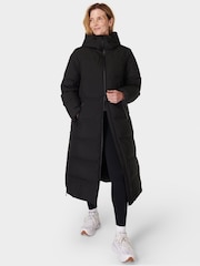 Sweaty Betty Black Nimbus Longline Puffer Jacket - Image 1 of 8