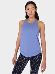 Sweaty Betty Blue Ground Breathe Easy Run Tank Top - Image 1 of 5