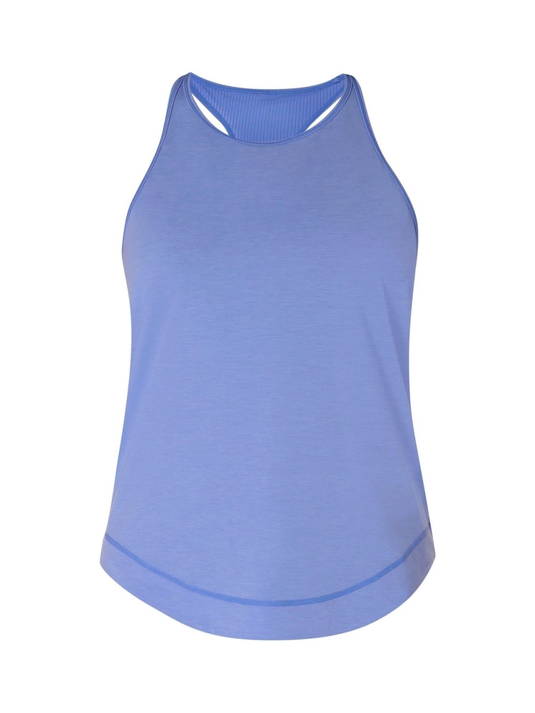 Sweaty Betty Blue Ground Breathe Easy Run Tank Top - Image 5 of 5