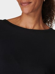 Sweaty Betty Black After Class Cross Back Sweatshirt - Image 6 of 7