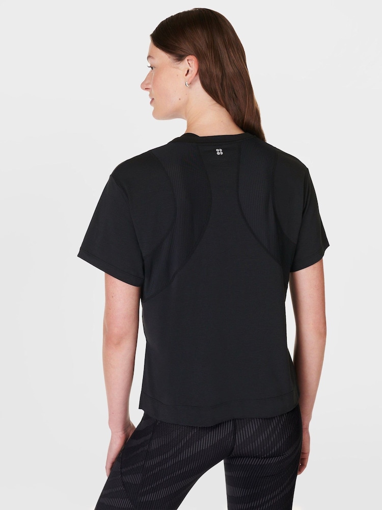 Sweaty Betty Black Breathe Easy Circuit T-Shirt - Image 2 of 7