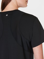 Sweaty Betty Black Breathe Easy Circuit T-Shirt - Image 6 of 7