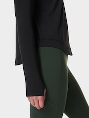 Sweaty Betty Black Breathe Easy Long Sleeve Top - Image 5 of 8