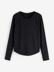 Sweaty Betty Black Breathe Easy Long Sleeve Top - Image 7 of 8