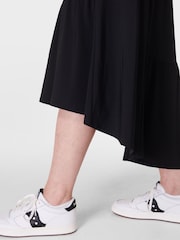 Sweaty Betty Black Explorer Ace Midi Dress - Image 6 of 8