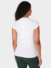 Sweaty Betty White Athlete Seamless Workout T-Shirt - Image 2 of 10