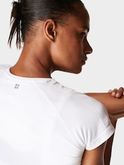 Sweaty Betty White Athlete Seamless Workout T-Shirt - Image 8 of 10