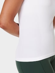 Sweaty Betty White Athlete Seamless Workout T-Shirt - Image 9 of 10