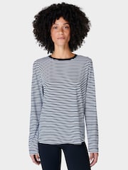 Sweaty Betty Black Essential Long Sleeve T-Shirt - Image 1 of 7