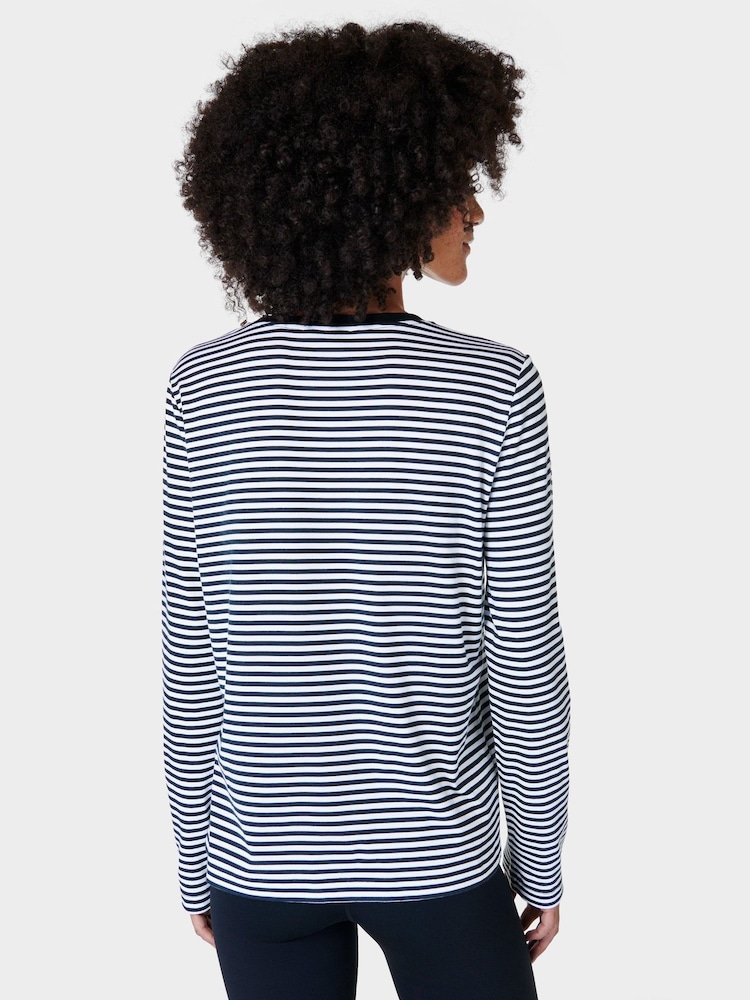 Sweaty Betty Black Essential Long Sleeve T-Shirt - Image 2 of 7