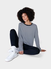 Sweaty Betty Black Essential Long Sleeve T-Shirt - Image 4 of 7