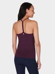 Sweaty Betty Purple Soft Flow Double Up Bra Tank - Image 2 of 8