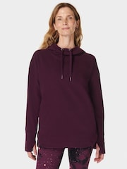 Sweaty Betty Purple Escape Luxe Fleece Hoodie - Image 1 of 7