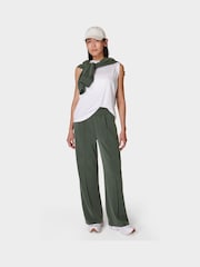 Sweaty Betty Green Sand Wash Cloud Weight Trackpants - Image 1 of 7