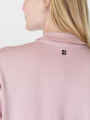 Sweaty Betty Pink After Class Zip-Up Sweatshirt - Image 6 of 7