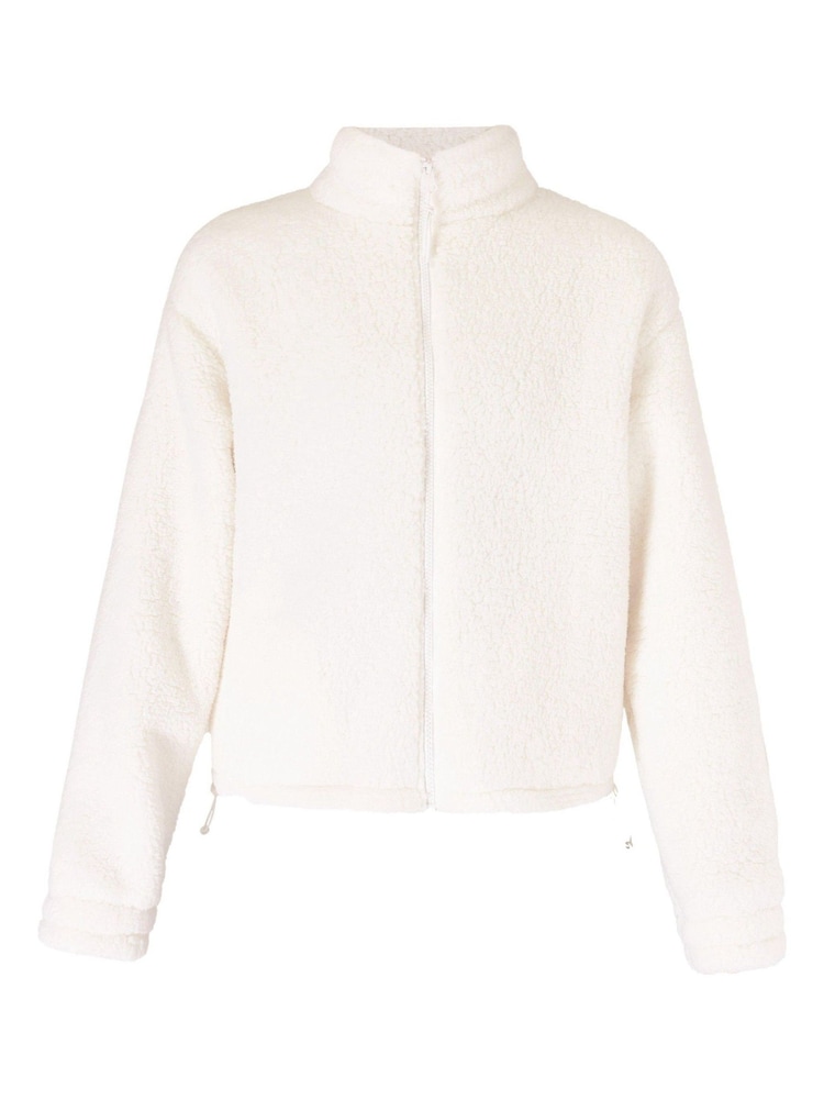 Sweaty Betty White Canyon Fleece Zip-Up Sweat Top - Image 7 of 7