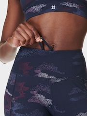 Sweaty Betty Blue Power 7/8 Workout Leggings - Image 5 of 8
