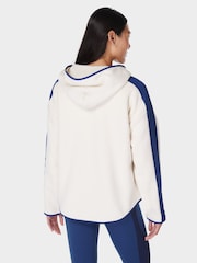 Sweaty Betty White Roam Borg Zip Up Hoodie - Image 4 of 7