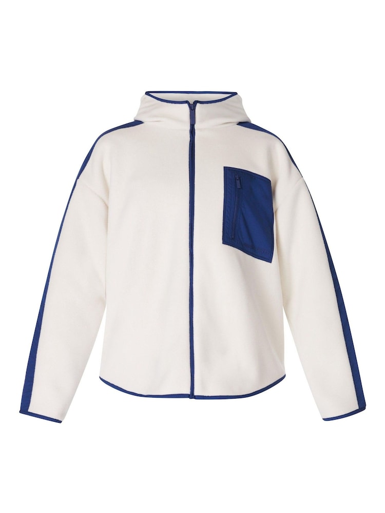 Sweaty Betty White Roam Borg Zip Up Hoodie - Image 7 of 7