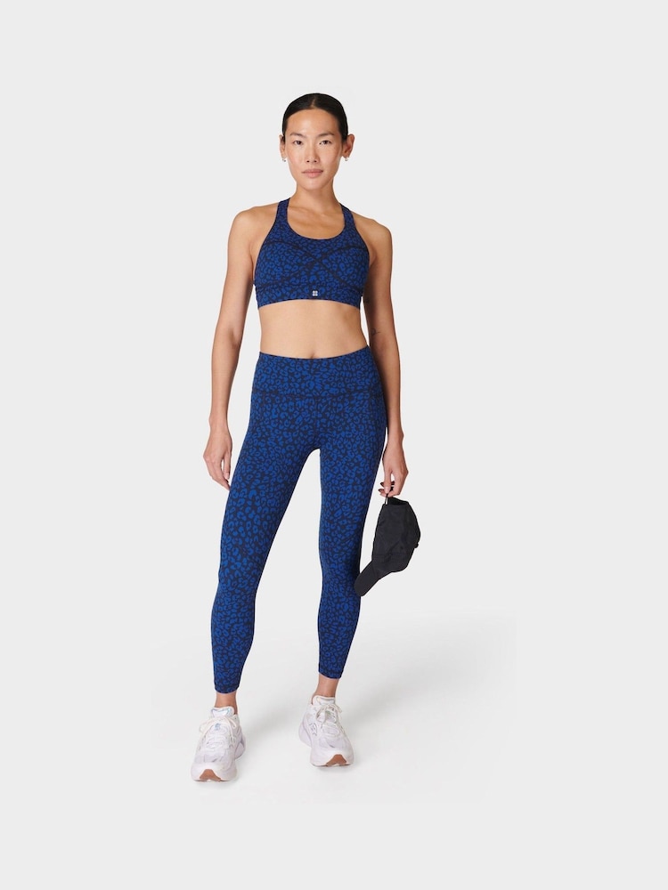 Sweaty Betty Blue Power 7/8 Workout Leggings - Image 3 of 11