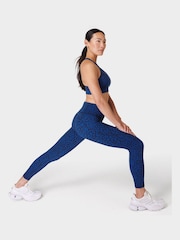 Sweaty Betty Blue Power 7/8 Workout Leggings - Image 4 of 11