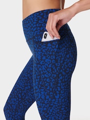 Sweaty Betty Blue Power 7/8 Workout Leggings - Image 5 of 11