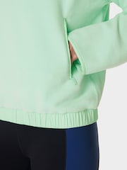 Grün - Sweaty Betty Mallow Half Zip Pullover Hoodie - Bild 7 von 8