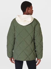 Sweaty Betty Green On The Move Quilted Jacket - Image 2 of 7
