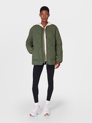 Sweaty Betty Green On The Move Quilted Jacket - Image 3 of 7