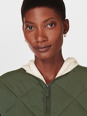 Sweaty Betty Green On The Move Quilted Jacket - Image 4 of 7