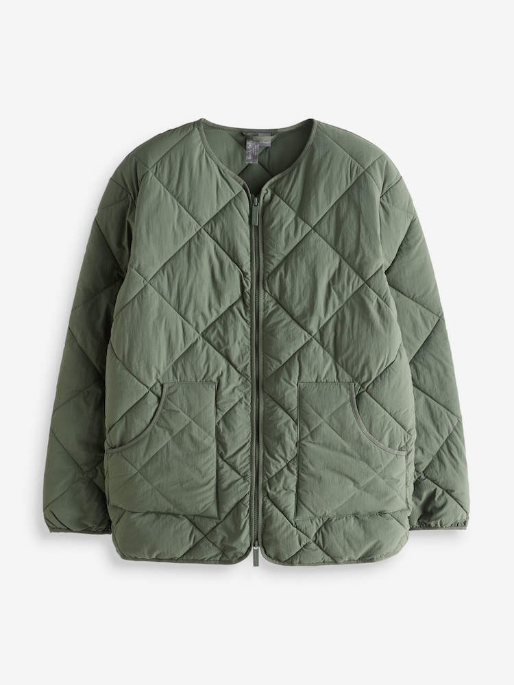 Sweaty Betty Green On The Move Quilted Jacket - Image 6 of 7