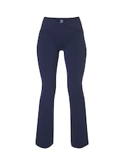 Sweaty Betty Blue Power 32 Workout Boot Cut Trouser Wrap Waist - Image 8 of 8