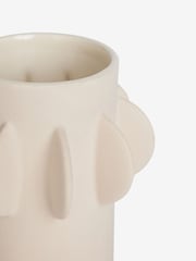 Natural Ceramic Scandi Disk Small Vase - Image 5 of 5