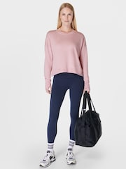 Sweaty Betty Pink After Class Crop Sweatshirt - Image 4 of 7