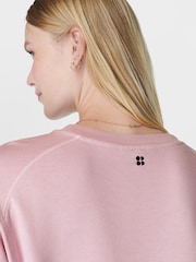Sweaty Betty Pink After Class Crop Sweatshirt - Image 5 of 7