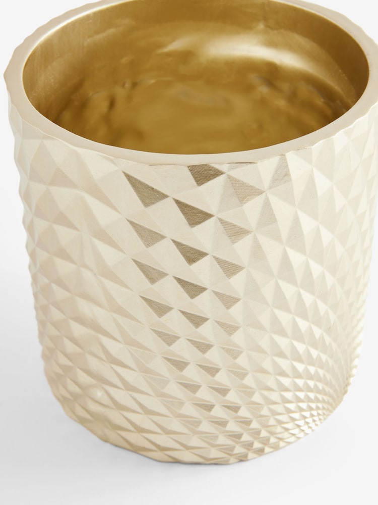 Gold Hex Planter - Image 3 of 4