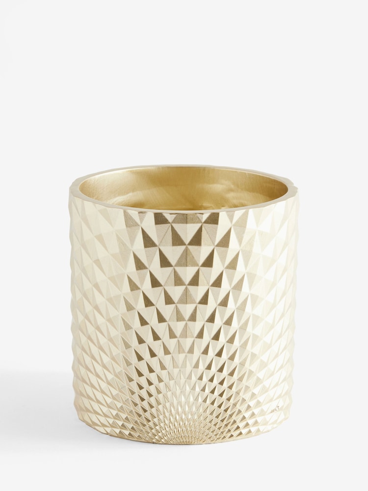 Gold Hex Planter - Image 4 of 4