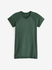 Sweaty Betty Green Athlete Seamless Workout T-Shirt - Image 7 of 7
