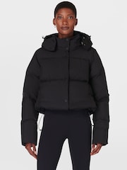 Sweaty Betty Black Nimbus Short Puffer Jacket - Image 2 of 8