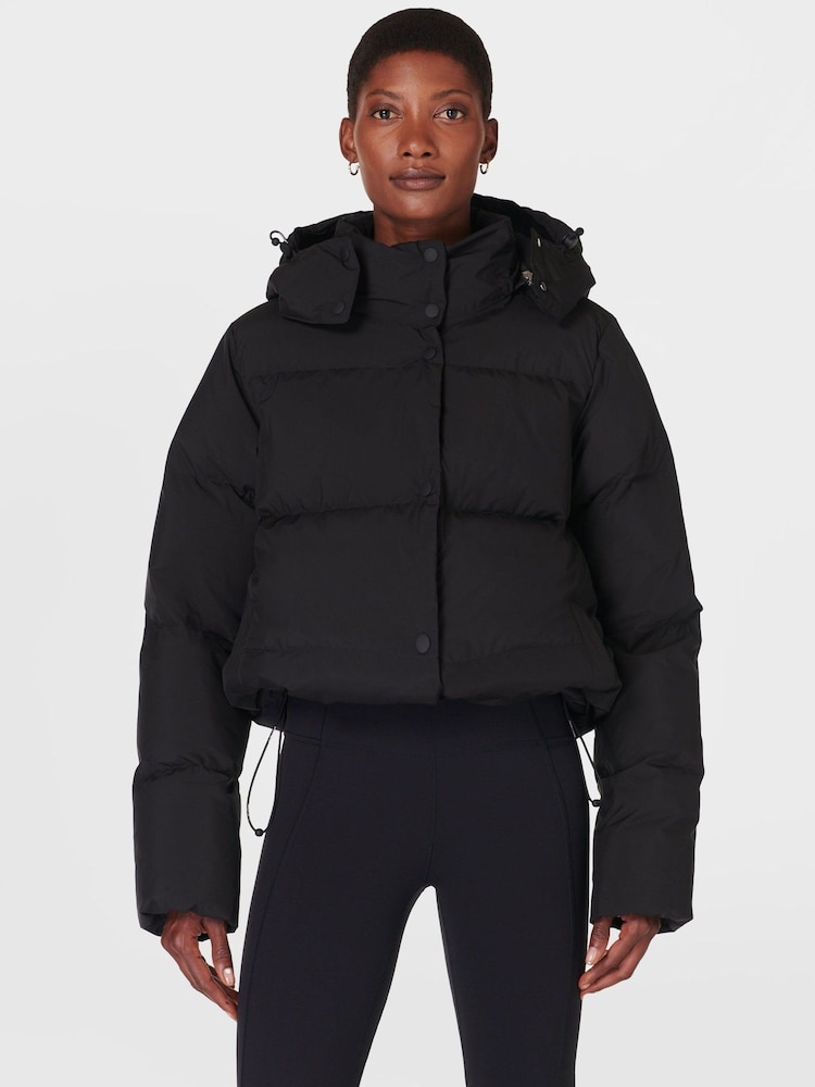 Sweaty Betty Black Nimbus Short Puffer Jacket - Image 2 of 8