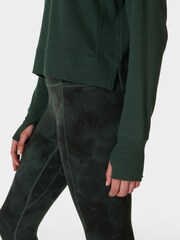 Sweaty Betty Green After Class Crop Sweatshirt - Image 4 of 6
