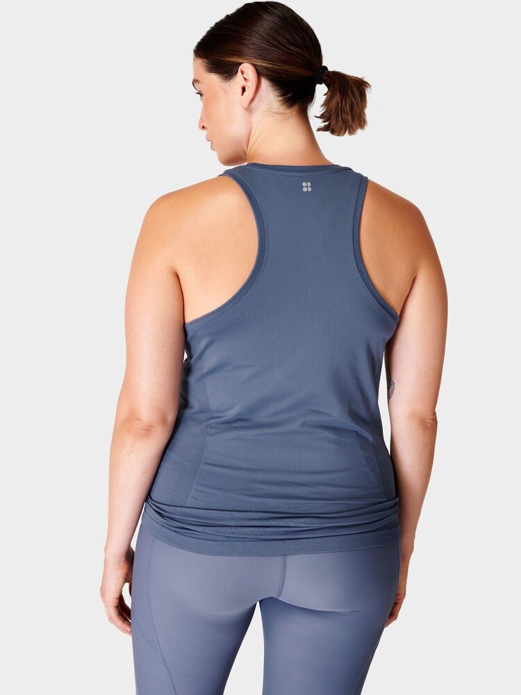 modra - Sweaty Betty Athlete brezšivna majica za vadbo - Slika 2 iz 7