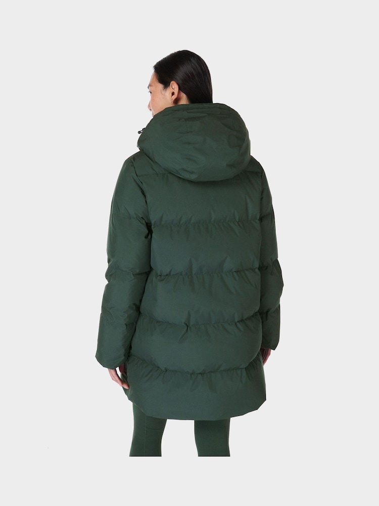 Sweaty Betty Green Nimbus Mid Puffer Jacket - Image 2 of 10