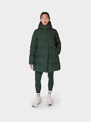 Sweaty Betty Green Nimbus Mid Puffer Jacket - Image 4 of 10