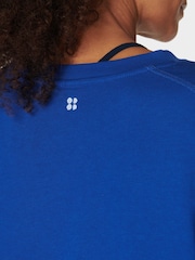 Sweaty Betty Blue After Class Crop Sweatshirt - Image 5 of 6