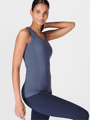 Sweaty Betty Blue Athlete Seamless Workout Tank Top - Image 3 of 8