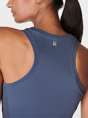 Sweaty Betty Blue Athlete Seamless Workout Tank Top - Image 6 of 8