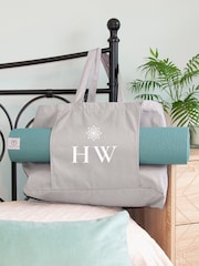 Treat Republic Grey Personalised Monogrammed Yoga Tote Bag - Image 2 of 5