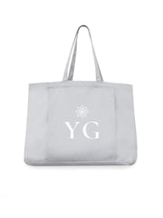 Treat Republic Grey Personalised Monogrammed Yoga Tote Bag - Image 5 of 5